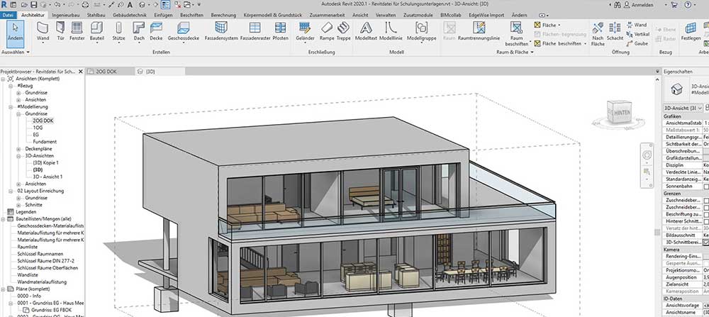 ProjektleiterModellierung Modell in Revit