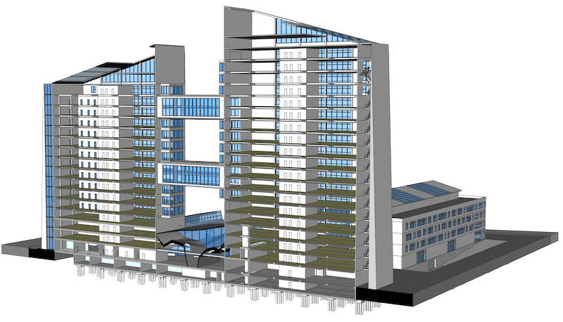 Hotel-Modellierung2 Digitales Baustellenmanagement Screens