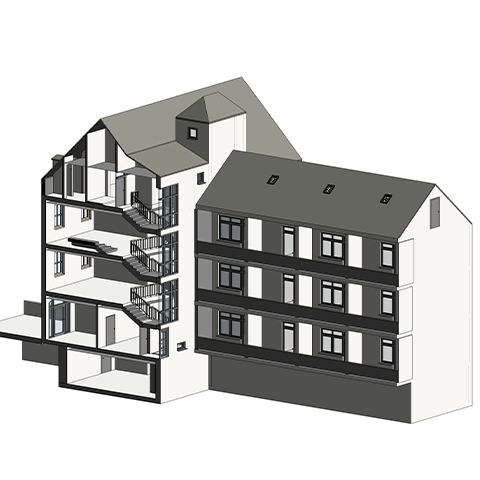 Seniorenheim FHKW Wels 3D Ansicht Ansicht Zielseite Vermesser2 PW RGB