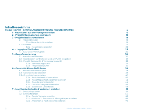 Revit-Kursunterlagen für Architekt:innen nach HOAI – LPH 1: Grundlagenermittlung – Bild 2